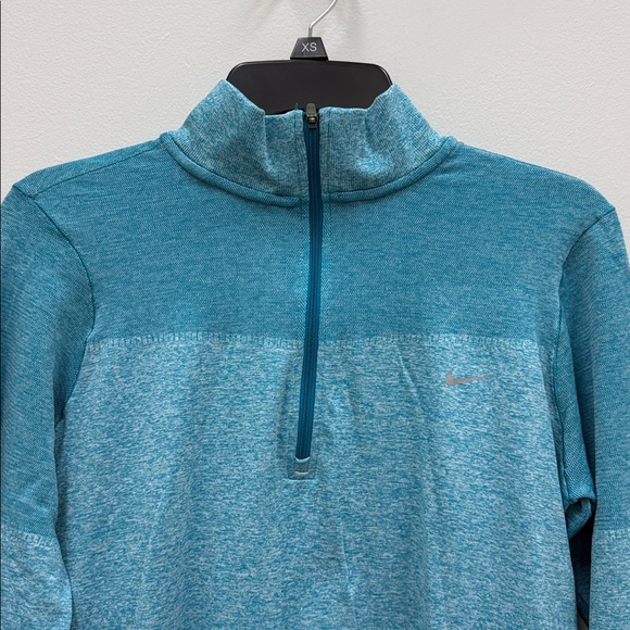 Nike Running Performance 1/2 Zip Women’s Teal Blue Sz XL! - Picture 3 of 8